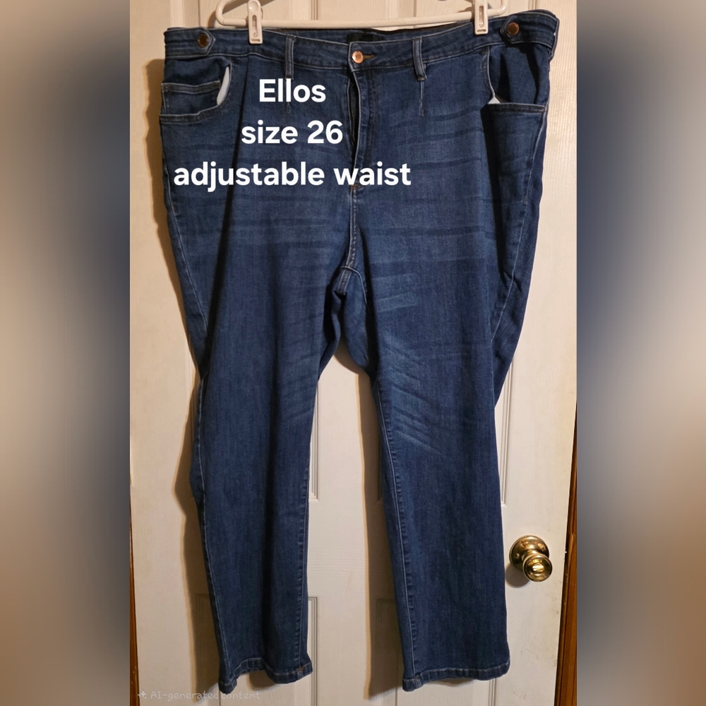 ellos Dark Blue Boot Cut Jeans